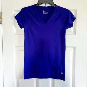 GAP Women's Vivid Blue Short Sleeve Tee